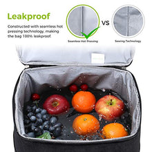 Carica l&#39;immagine nel visualizzatore di Gallery, Lifewit 20L Zaino Termico Borsa Termica Porta Pranzo Frigo Nero