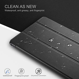 IVSO Custodia Cover per Huawei Mediapad T5 10, Slim Smart Nero + 1 Pack