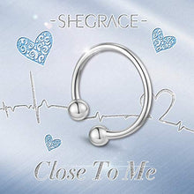 Carica l&#39;immagine nel visualizzatore di Gallery, SHEGRACE Anello Donna Aperto in Argento 925 Platino/Oro A1: Platino - Ilgrandebazar