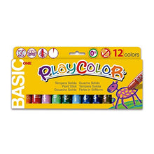 Carica l&#39;immagine nel visualizzatore di Gallery, Playcolor 10731 Tempere Solide, Confezione da 12 pezzi con colori diversi - Ilgrandebazar