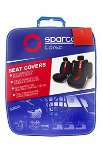 Sparco SPC1013 - Set Coprisedili Ant./Post. 100% Poliestere , Colore... - Ilgrandebazar