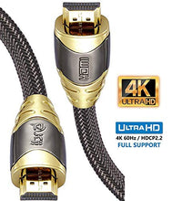 Carica l&#39;immagine nel visualizzatore di Gallery, IBRA Cavo HDMI 4K Ultra HD 1,5M - Ethernet ad LUXURY GOLD 1,5M(1,5 metri) - Ilgrandebazar
