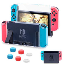 Carica l&#39;immagine nel visualizzatore di Gallery, HEYSTOP Custodia per Nintendo Switch, Cover Protettiva TPU-Trasparente