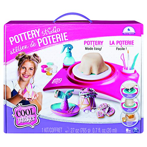 Cool Maker- Pottery Studio, Kit di Lavorazione con Ruota per Multicolour - Ilgrandebazar