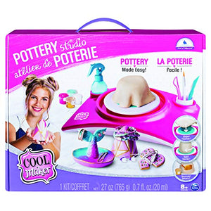 Cool Maker- Pottery Studio, Kit di Lavorazione con Ruota per Multicolour - Ilgrandebazar