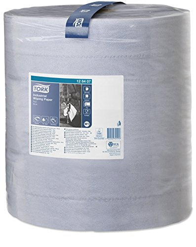 Tork 128407 Carta per asciugatura industriale Universal, 1 x 340 m, Blu - Ilgrandebazar
