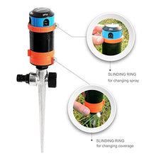 Carica l&#39;immagine nel visualizzatore di Gallery, GRÜNTEK Irrigatore Giardino Rotante su picchetto a 4 Spruzzi