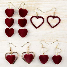 Carica l&#39;immagine nel visualizzatore di Gallery, TUPARKA 8 Pairs Love Heart Orecchini a forma di cuore San... - Ilgrandebazar