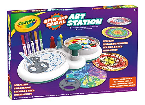CRAYOLA- Super Set Giracrea, Multicolore, 6+ Anni, 74-7324 - Ilgrandebazar