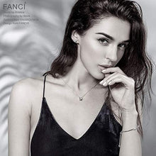 Carica l&#39;immagine nel visualizzatore di Gallery, Orecchini Donna Gioielli con Zirconia di Swarovski, Argento