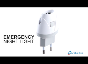 Electraline 58303 Torcia d'Emergenza Automatica con Funzione Luce di Bianco