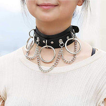 Carica l&#39;immagine nel visualizzatore di Gallery, 1 Pezzo Trend PU Catena Clavicola,O-Ring Clavicola, Collana O-Ring... - Ilgrandebazar