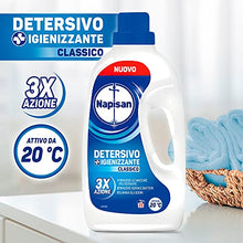 Carica l&#39;immagine nel visualizzatore di Gallery, Napisan Detersivo Lavatrice Liquido Igienizzante Classico, 3 Confezioni da 1.15 l da 69 Lavaggi di Detersivo Lavatrice Liquido