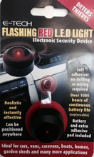 Carica l'immagine nel visualizzatore di Gallery, E-Tech Lampeggiante LED Rosso – Manichino di Allarme allontana i ladri – Uso... - Ilgrandebazar