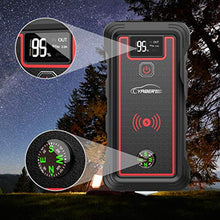 Carica l&#39;immagine nel visualizzatore di Gallery, YABER Avviatore di Emergenza, 2500A 23800mAh Impermeabile Avviatore...