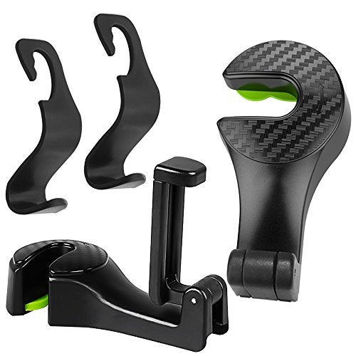 Senhai 2 pièces 2 en 1 Siège avant arrière Cintres auto avec support de... - Ilgrandebazar