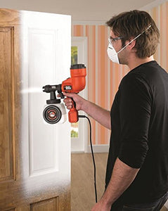 BLACK+DECKER HVLP400C-IT Pistola a spruzzo per interni ed esterni con base... - Ilgrandebazar