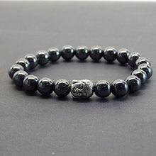 Carica l&#39;immagine nel visualizzatore di Gallery, Zen braccialetto etnico Thurcolas con perle ematite e perline Buddha... - Ilgrandebazar