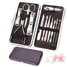Carica l'immagine nel visualizzatore di Gallery, Ohiyoo Set Tagliaunghie, Professionale Manicure Tagliaunghie Set, Kit...