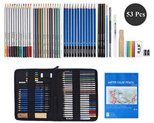 Carica l&#39;immagine nel visualizzatore di Gallery, WOMGF Set Matite Colorate Professionali da Disegno Colori Matita 53pcs