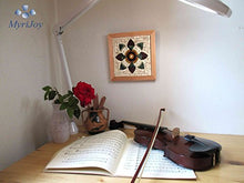 Carica l&#39;immagine nel visualizzatore di Gallery, Mosaico Fiore di Melograno - Kit arte mosaico fai da te - 23x23 cm - Tessere...