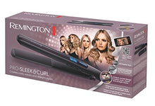 Carica l&#39;immagine nel visualizzatore di Gallery, Remington Pro-Sleek &amp; Curl Piastra per Capelli, da 150° a 230° C, Nero - Ilgrandebazar