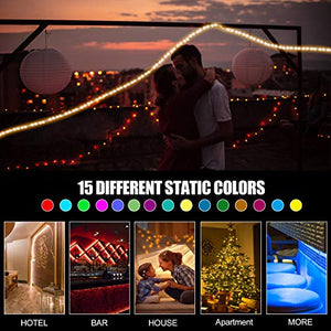 Strisce LED USB, Retroilluminazione TV da 7 M (2X.3.5M) con 16 colori e...