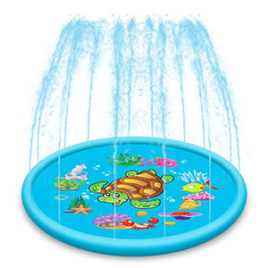 Stuoia per Giochi con Spruzzi E d'Acqua Bambini blu-110CM / 43Inch