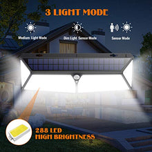 Carica l&#39;immagine nel visualizzatore di Gallery, Luci Solari Esterno,【288LED-USB Ricaricabile】VOOE Lampade a led da...