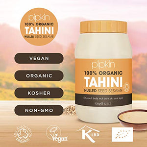 Pipkin Crema Tahini 100% biologica – Pasta di semi sesamo etiopi tostati...