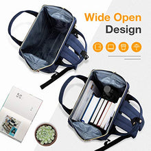 Carica l&#39;immagine nel visualizzatore di Gallery, Hethrone Zaino Donna Impermeabile Porta Pc 15.6 Pollici 1- Marina