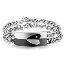 Carica l&#39;immagine nel visualizzatore di Gallery, OIDEA [1 Coppia Bracciale Braccialetto per Lovers in... - Ilgrandebazar