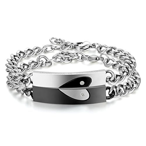 OIDEA [1 Coppia Bracciale Braccialetto per Lovers in... - Ilgrandebazar
