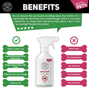 C&G Urina Stop Spray per Repellente Gatti e Cani | e Gatti...