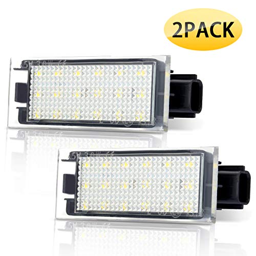 Audew Luci Targa LED Bianco 12V per Renault Twingo Clio Megane Lagane - Ilgrandebazar