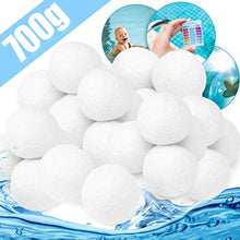 Carica l&#39;immagine nel visualizzatore di Gallery, Zaloife Filtro Balls 700g, Materiale Filtrante per Piscina Sfere 700g