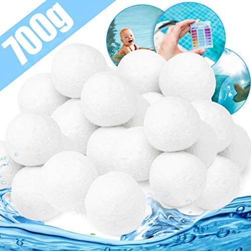 Zaloife Filtro Balls 700g, Materiale Filtrante per Piscina Sfere 700g