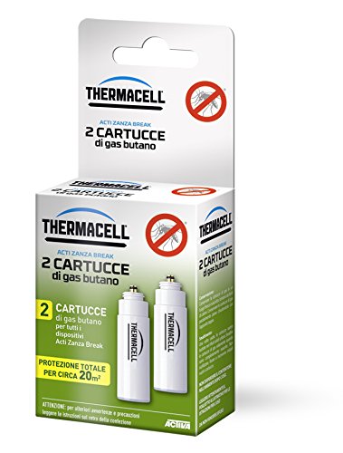 Thermacell Pacchetto 2 Cartucce Gas Butano per la Protezione dalle Zanzare,...