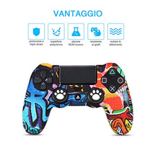 Carica l'immagine nel visualizzatore di Gallery, 6amLifestyle Cover Skin Controller PS4 Dualshock in Silicone Graffiti 01