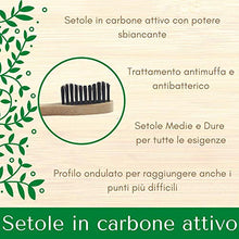 Carica l'immagine nel visualizzatore di Gallery, TheBDM Spazzolini da denti in bamboo naturale ecologico Setole Medie