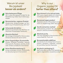 Carica l&#39;immagine nel visualizzatore di Gallery, VINCITORE 09/19* L’Olio di Jojoba BIOLOGICO Vegano - Spremuto a freddo 100ml - Ilgrandebazar