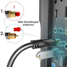 Carica l&#39;immagine nel visualizzatore di Gallery, KabelDirekt 1m Cavo TOSLINK, (Ottico Audio Digitale, Connettore TOSLINK 1 m