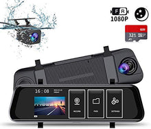 Carica l&#39;immagine nel visualizzatore di Gallery, HALUM Telecamera per Auto da 10 pollici Touchscreen Full HD 1080P, 10