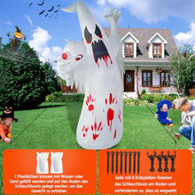 Carica l&#39;immagine nel visualizzatore di Gallery, Danxilu Fantasma Gonfiabile di Halloween da 8 Piedi con Lampada a Fiamma Decorazioni Spettrali all&#39;aperto di Halloween, Fantasma Inquietante Esploso Illuminato per Portico del Prato del Giardino