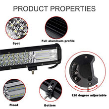 Carica l'immagine nel visualizzatore di Gallery, Willpower 7D 22 pollici 324W barra luminosa a led trave 22
