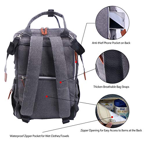 Borsa ZAINO MAMMA neonato Multifunzionale Impermeabile +OMAGGIO GANCI Borsa ZAINO MAMMA neonato Multifunzionale Impermeabile +OMAGGIO GANCI