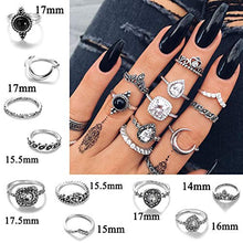 Carica l&#39;immagine nel visualizzatore di Gallery, Milacolato 84 PCS Midi Ring Bohemian Knuckle Anello Set Fashion Finger... - Ilgrandebazar