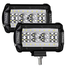 Carica l&#39;immagine nel visualizzatore di Gallery, Faro da Lavoro, LTPAG 5&#39;&#39; 84W 16800lm Faretto - 56 LEDs 5&quot;- 84W-2Pcs - Ilgrandebazar