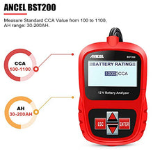 Carica l&#39;immagine nel visualizzatore di Gallery, ANCEL BST200 Tester Carico Batteria Auto 12V 100-1100 CCA Strumento di Prova... - Ilgrandebazar