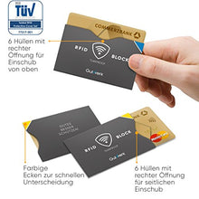 Carica l'immagine nel visualizzatore di Gallery, Gutwerk Blocco RFID | Custodia Protettiva NFC Antistrappo [12+2 pezzi] | Carte di Credito, Bancomat, Carta d'Identità Elettronica, Passaporto|100% di sicurezza contro il furto di dati personali